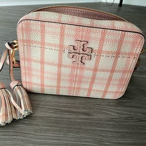 Tory Burch pink crossbody bag